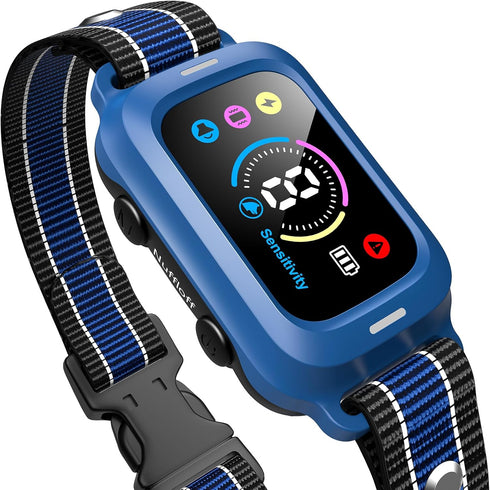 Dog Bark Collar - Automatic Anti Barking Collar with 8 Sensitivity Levels, Rechargeable, Waterproof for All Dog Sizes