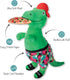 (314431) Fringe Studio Pizzasaurus REX Plush Dog Toy, Pet Shop Collection