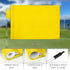 KINGTOP Golf Flag 20x14 Inch - Plain Yellow, 420D Nylon, Standard Putting Green Flags for Backyard Practice