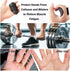 OSHOTX Anti-Slip Workout Grips, Rubber Gym Palm Protectors for Weight Lifting, Pull-Ups, Dumbbell, Fitness Training