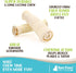Raw Paws Beef Cheek Rolls for Dogs, 10-inch, 4-ct, Rawhide Alternative Chews, Free-Range Cow Cheek Rolls