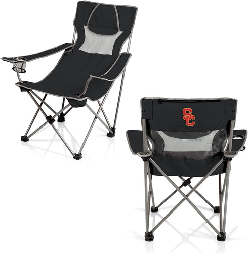 Picnic TIME NCAA USC Trojans Campsite Camping Chair, Picnic Chair, Outdoor Folding Chair with Carry Bag, Beach Chair