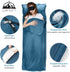 Travel Sheets & Sleeping Bag Liner, Lightweight Single Camping Sleep Sack for Backpacking, Hotels & Hostels