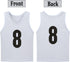 12 Pack(1-12) Bibs/Scrimmage Numbered Jerseys/Soccer Pinnies/Team Training Vest for Adult Youth Kids.
