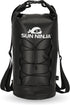 Sun Ninja Floating Dry Bag Cooler, Waterproof Outdoor Cooler with Padded Shoulder Strap, 20L