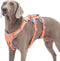 Escape Proof Dog Harness, No Pull Reflective Vest with Lift Handle, Adjustable Pet Harness for Small Medium Large Dogs