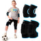Knee Pads Elbow Pads Set for Kids, Youth Adjustable Protective Sets with Thickened SBR Pads for Riding