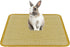 DYAUS Bunny Scratch Pad, Natural Sisal Rabbit Scratching Mat for Claws and