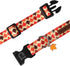 Adjustable MR. CHUBBYFACE Fall Dog Collar with Maple Leaves Design for Small Medium Large Dogs