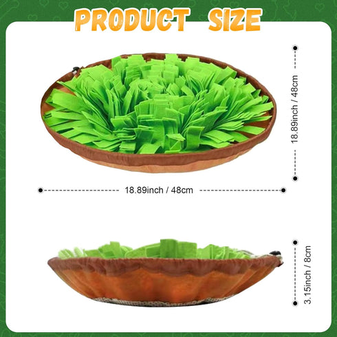 XIGOUPT Snuffle Mat for Dogs Cats, Interactive Pet Non Slip Sniff Mat for Slow Eating Cognitive Puzzle Feeder