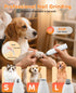 14 1 Trimmers 3 Dog Grooming Kit Quiet, in Dog Hair with Paw Nail Grinder & Pet Clippers, Low Noise,Waterproof
