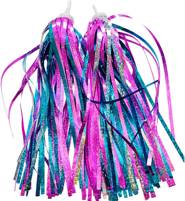 1Pair Kids Bike Handlebar Streamers, Children Scooter Handlebar Colorful Tassel Ribbon Bicycle