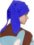 Knitted Beanie Hat with Cute Rabbit Long Ears, Fluffy Winter Outdoor Hat