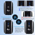 AQQA Aquarium Air Pump, Battery Rechargeable Portable Oxygen Pump for Fresh & Saltwater Tanks, 1.7 W