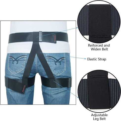 Safety Seat Belt for Outdoor Tree Climbing, Large Size Expanding Training Gear