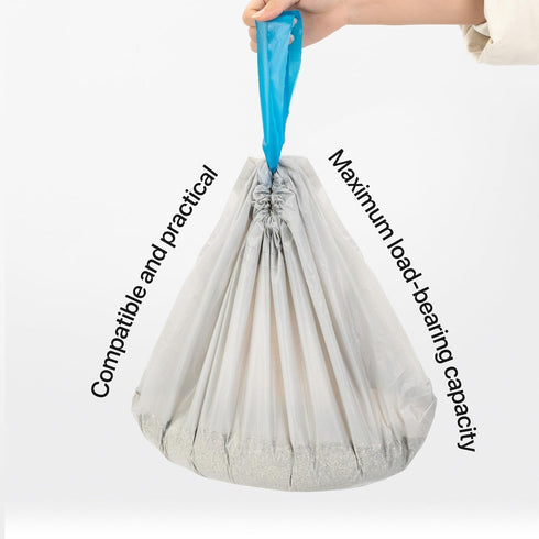 Bags-2 M1 Neakasa Replaced Waste Rolls, Cat Litter Waste Receptacles Bags for Open-Top Self-Cleaning Cat Litter Box