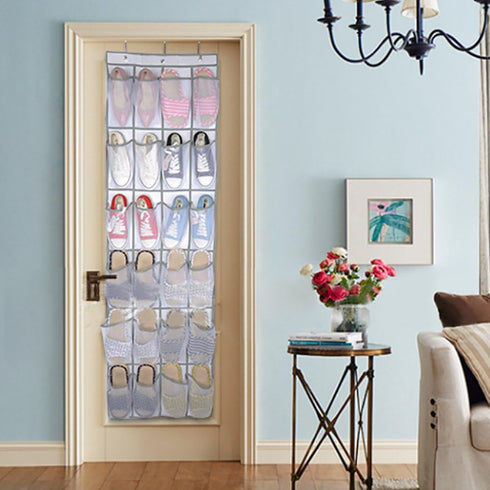 Generic 24 Closet Closet, Over The Door Shoe Organizer, Large Mesh Pockets, Rack, Hanging Shoe Organizer, Shoe Rack