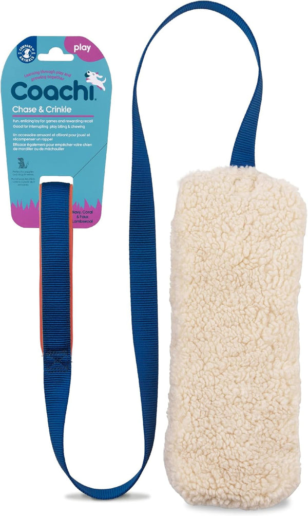 Coachi Chase & Crinkle - A Fun Enrichment Dog Toy for Chase