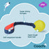 Coachi Tuggi Ball - Interactive Dog Toy for Tug of War, Strong Bungee Handle for Training and Play