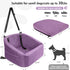 30lbs, NEEZUKAR Dog Car Seat for Small Medium Dogs,Detachable Washable Dog Booster Seat Under Pet Car Seats Travel Bed