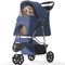 OS MOTOR Pet Stroller with 3 Wheels for Small/Medium Pets, Portable Travel