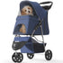 OS MOTOR Pet Stroller with 3 Wheels for Small/Medium Pets, Portable Travel