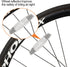 Maitys 6 PCS Bike Front and Rear Reflectors Kit, Safety Warning Reflectors for Handlebar and Night Cycling