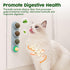 Potaroma 4 Catnip Silvervine Ball Toys for Cats, Edible Chew Balls for Dental Care and Energy
