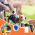 Pup Jet Dog Wash - 10 Sprayer Pattern Hose Attachment for Outdoor Dog Bathing with Soap Dispenser