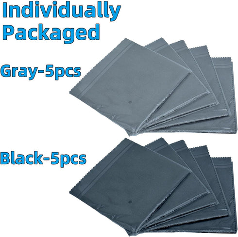 Miaozhun 10 Pack 12"x12" Microfiber Gun Cleaning Cloth, Lint Free Gun Cleaning Rags, Reusable Microsuede
