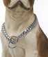 Heavy Duty Pet Collar, Wide 12/15/18mm Silver Dog Chain, Cuban Curb Link Dog Collar, Strong Stainless Steel Metal Chain for Dog - Shepherd Dog, Labrador, Rottweiler, Bulldog(12mm,14inch)