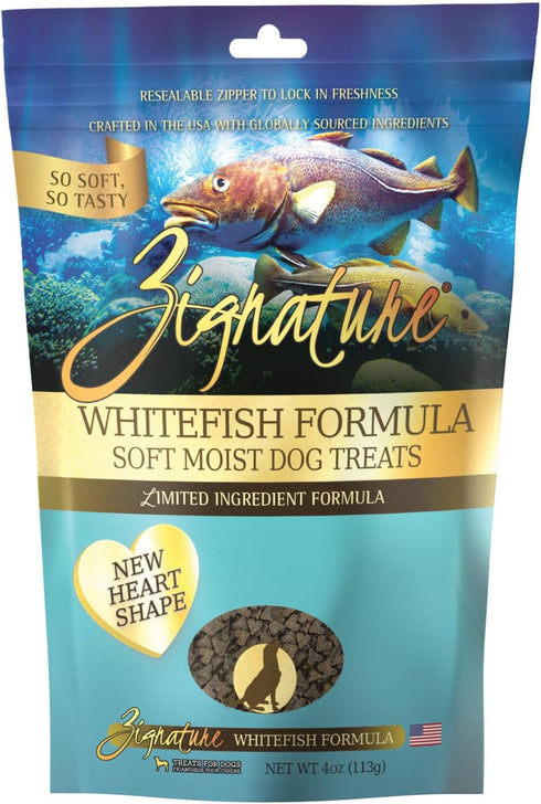 Zignature Whitefish Soft Moist Treats for Dogs