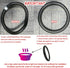 Road Bike Tires - Lightweight Puncture-Proof Solid Tires for Fixed Gear Cycling 700x23C