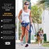 EzyDog Soft Trainer Dog Leash with Traffic Control Handle, Reflective Stitching for Nighttime Safety, 72”, Red
