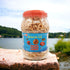 Premium Freeze-Dried Krill & Shrimp Mix - High-Protein Floating Aquarium Food for Arowana, Koi, Cichlids (2000ml)