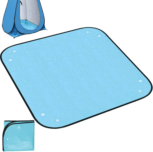 Wenfan 39.37" Camp Shower Tent Mat Non Slip Camping Mat Foldable Outdoor Shower