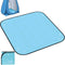 Wenfan 39.37" Camp Shower Tent Mat Non Slip Camping Mat Foldable Outdoor Shower