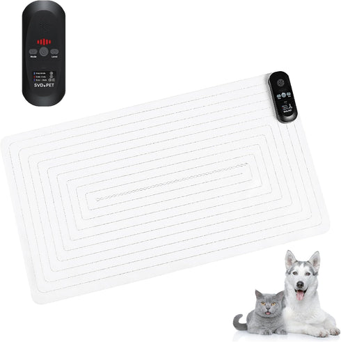 SVD.PET Pet Training Mat with Tester, 30" X 16" Electronic Repellent Mat for Dogs & Cats, 3 Training Modes