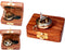 Brass Nautical Compass with Wooden Case - Antique Brass & Copper Sundial