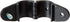 Sea Dog 273162-1 Black Hinged Jaw Slide Fitting with Bolt - 7/8"