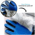 Pets First Dog Grooming Gloves, Professional Deshedding Mitt Tool for Small, Medium, or Large Dogs & Cats