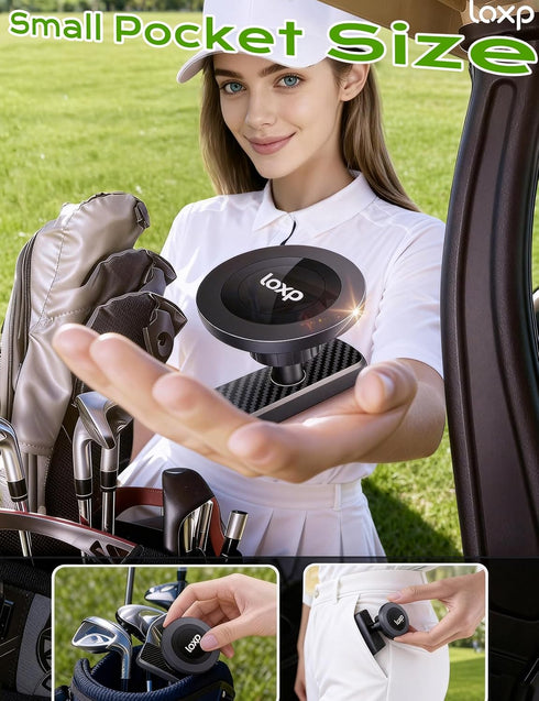 LOXP N56 17-12 Magnetic Golf Cart Phone Holder Mount Compatible With MagSafe for iPhone Pro Max Plus Fits Club Car