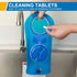 Hydration Bladder Cleaning Kit, 6 in 1 Water Bladder Cleaner Set, 3 Brushes, Cleaning Tablets, Carry Pouch