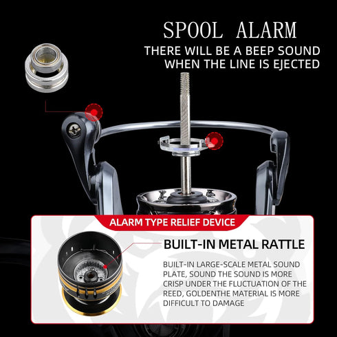 Spinning Fishing Reel, 13+1BB Saltwater Reel, Waterproof Large db Fishing Reels, 5.2:1/4.7:1 Gear Ratio