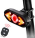 Rechargeable Bike Tail Light with Turn Signals, Bright LED Safety Warning Taillight for Road Mountain Bicycle