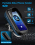 Commutes 7" whale falll Bike Handlebar Bag Waterproof, Quick Release Phone Holder Mount with Touchscreen, Stable