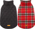 Kuoser Warm Dog Coat, Waterproof Coats for X-Small Dogs, Adjustable Durable Winter Jacket, Cozy Cold Weather Apparel,