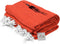 Thunderbird Heavyweight Yoga Blanket or Throw - Tangerine Orange, Made for Yoga! Vibrant Color!