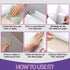 Furniture Cat Scratch Protector - 12 Pcs Clear Self-Adhesive Couch Protectors, Furniture Protectors with 52 Twist Pins