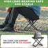 Backpacking HILIMSE Compact Folding Stool for Adults Design and Portable Stool with Handbag Style,Lightweight Mini